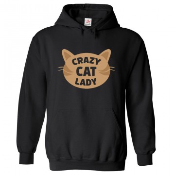 Crazy Cat Lady Classic Womens Kids and Adults Pullover Hoodie For Cat Lovers